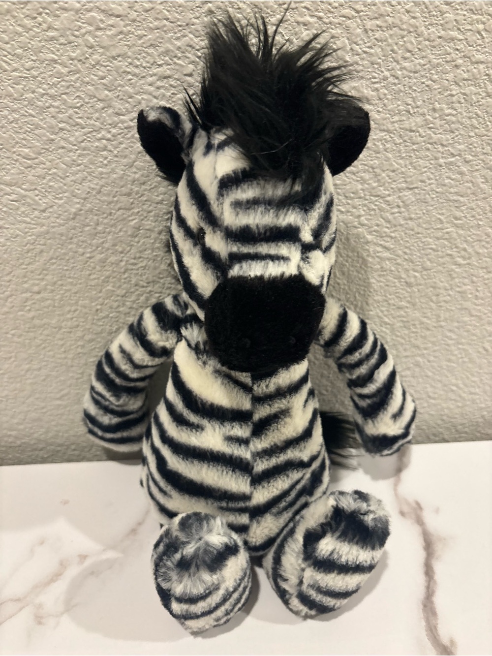 Jellycat Black and White Zebra Plush - Picture 4 of 11